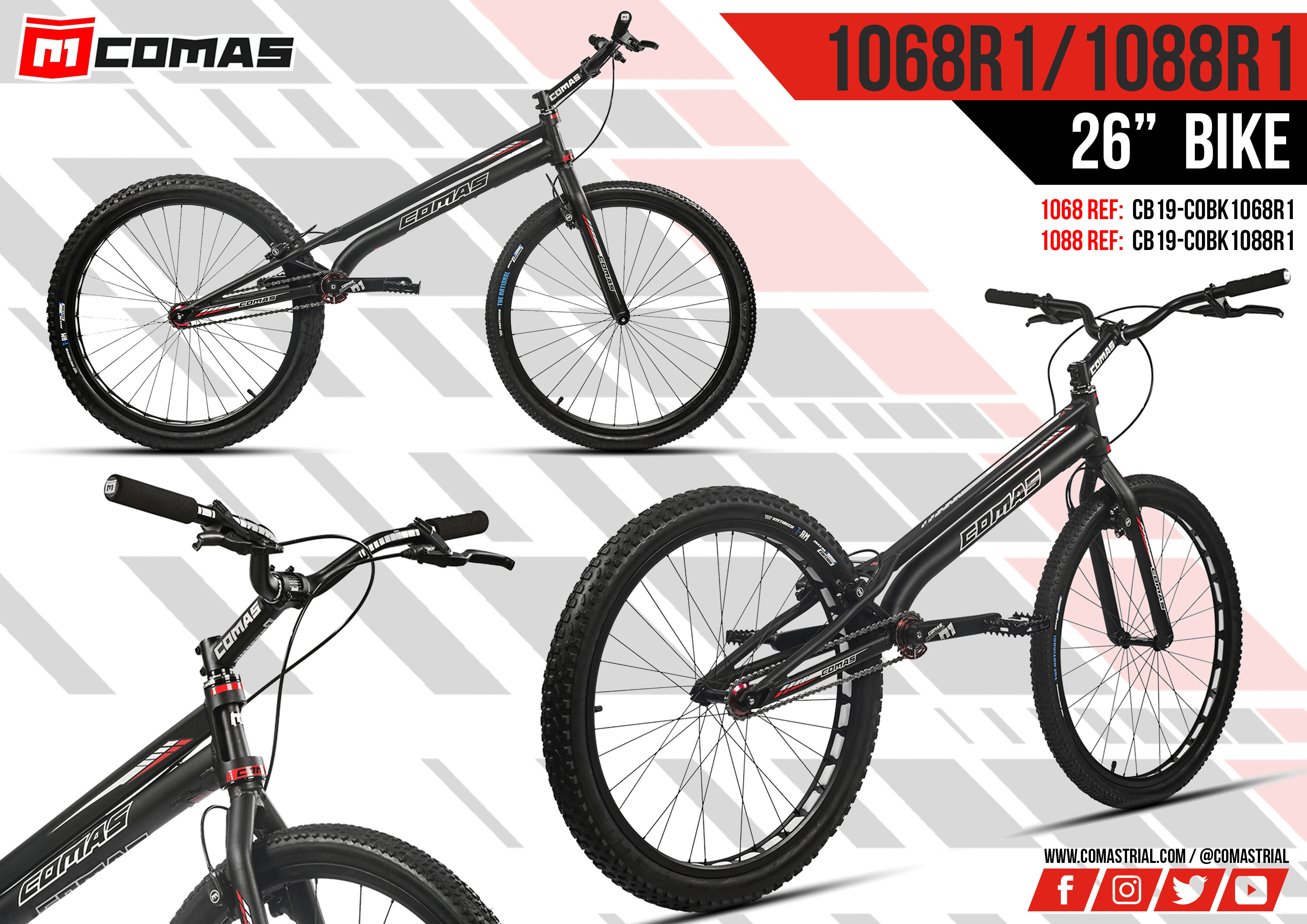 Comas R1 26 Bici Biketrial Completa
